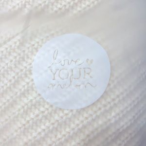 LOVE YOUR MELON knit shawl